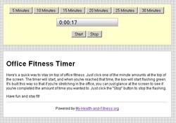 Office Fitness Timer