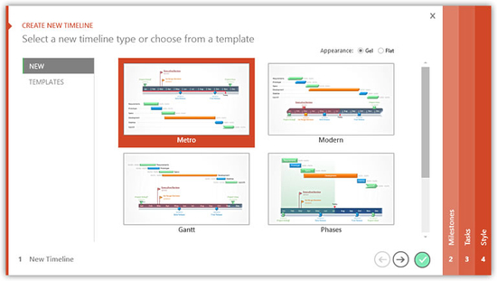 Office Timeline Free Edition