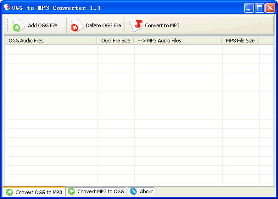 OGG to MP3 Converter