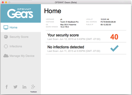 OPSWAT Gears for Mac