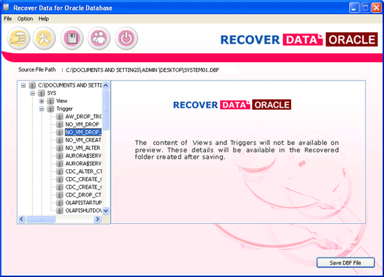 Oracle Recovery Software