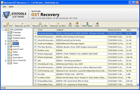 OST File Recovery