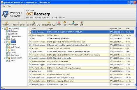 OST to PST Converter