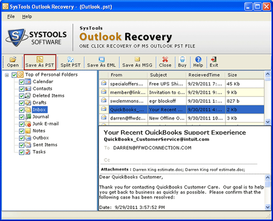 Outlook Inbox Repair Tool