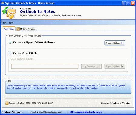 Outlook to NSF Calendar