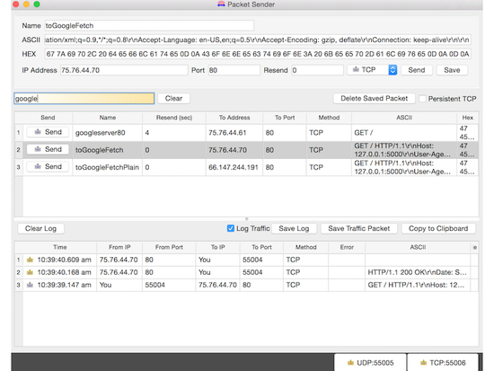 Packet Sender for Mac