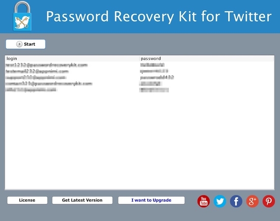 Password Recovery Kit for Twitter