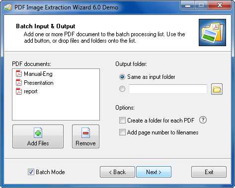 PDF Image Extraction Wizard