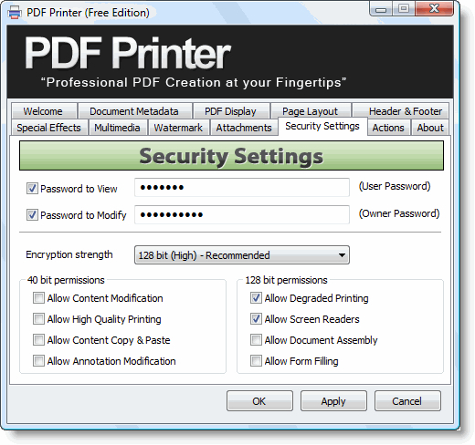 PDF Printer