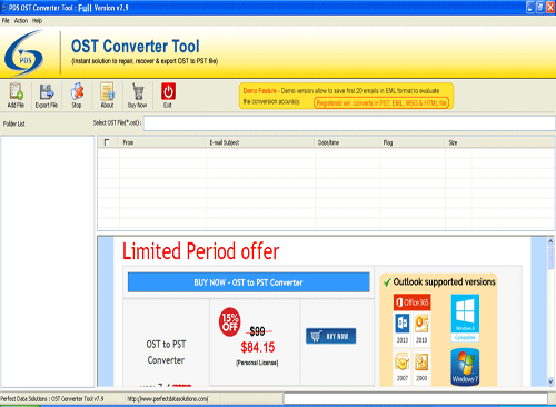 Perfect OST to PST Converter