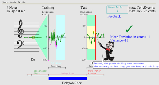 Pitch Ability Test