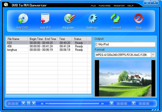 PopSoft DVD To AVI Converter