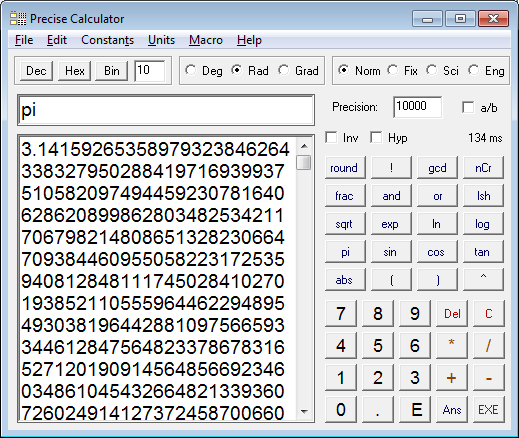 Precise Calculator