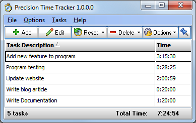 Precision Time Tracker