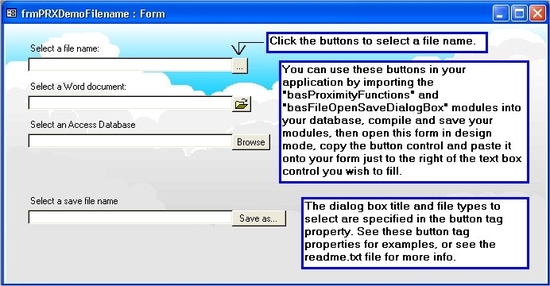 Proximity Functions