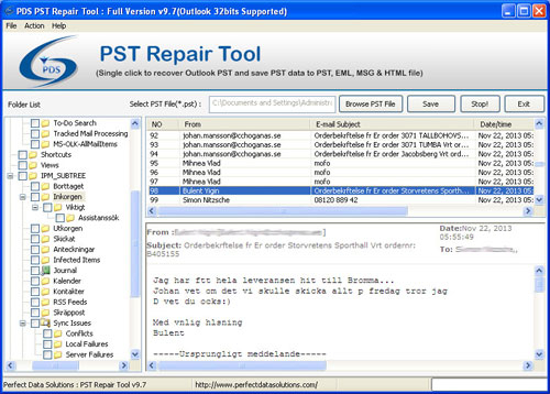 PST Repair Software