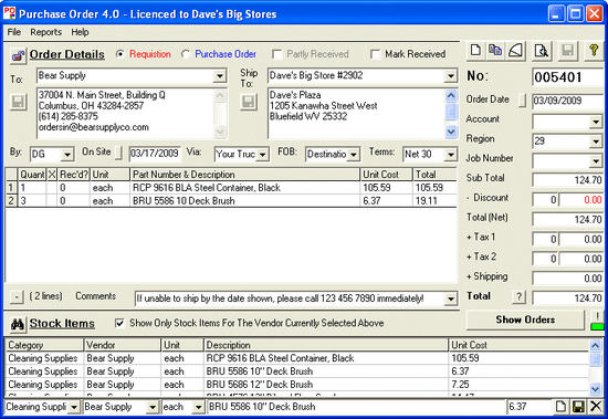 Purchase Order