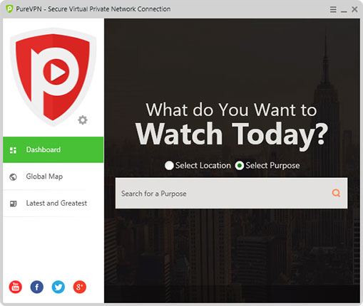 PureVPN Windows VPN Software