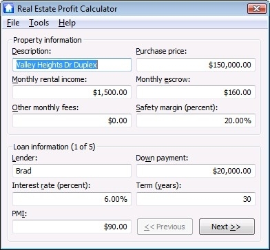 Real Estate Profit Calculator