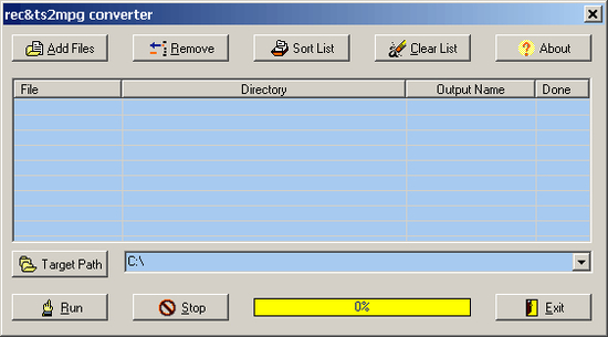 Rec&ts2mpg converter