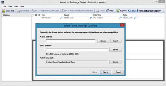 Recover Inaccessible Exchange Database