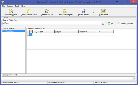 Recovery Toolbox for Outlook Express
