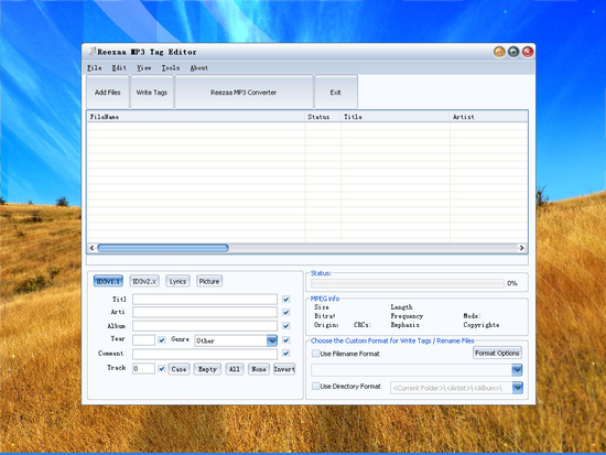 Reezaa MP3 Tag Editor