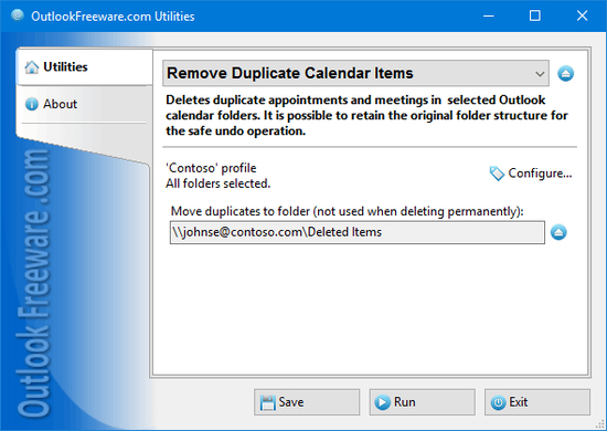 Remove Duplicate Calendar Items