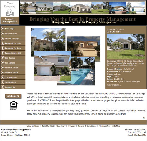 Rental Property Website 09900