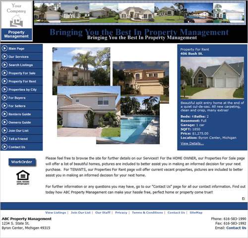 Rental Property Website 09911