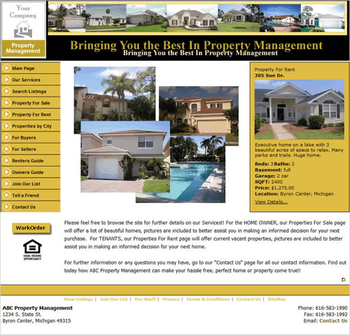 Rental Property Website 09913