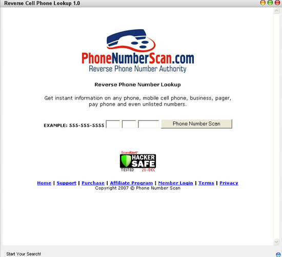 Reverse Cell Phone Number Lookup