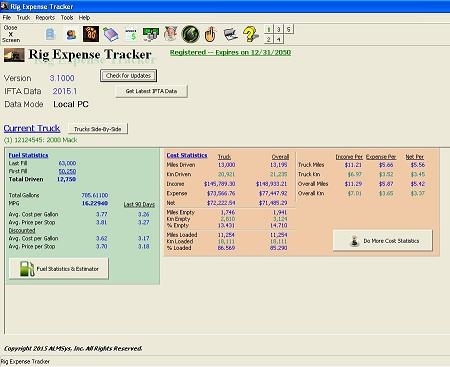 Rig Expense Tracker