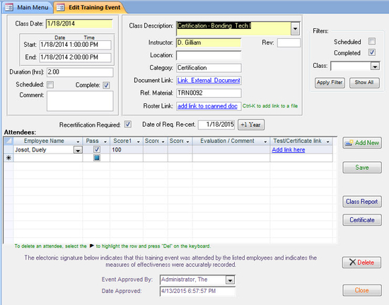 SBS T-Med Database