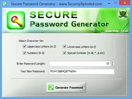 pc tools secure password generator