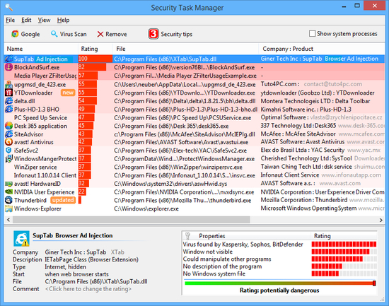 Security Task Manager