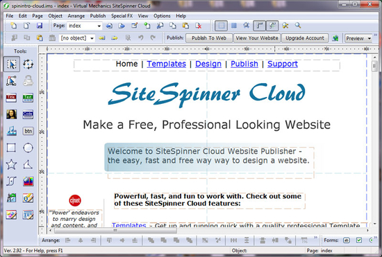 SiteSpinner Cloud