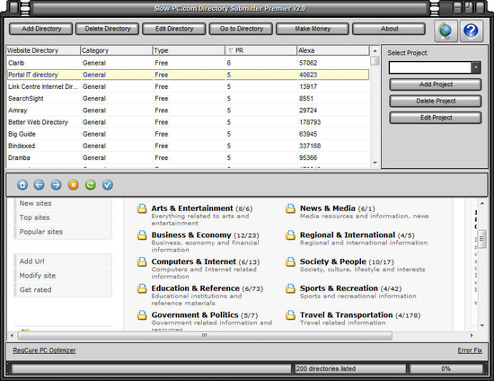 Slow-PC.com Directory Submitter Premier