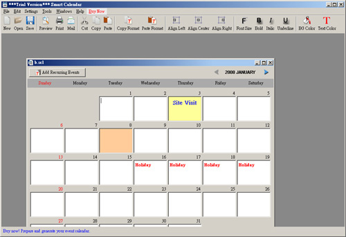 Smart Calendar Software