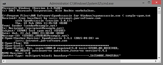 SpamAssassin for Windows