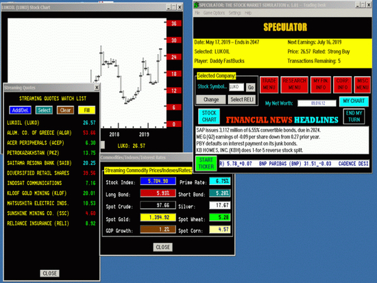 Speculator: The Stock Trading Simulation