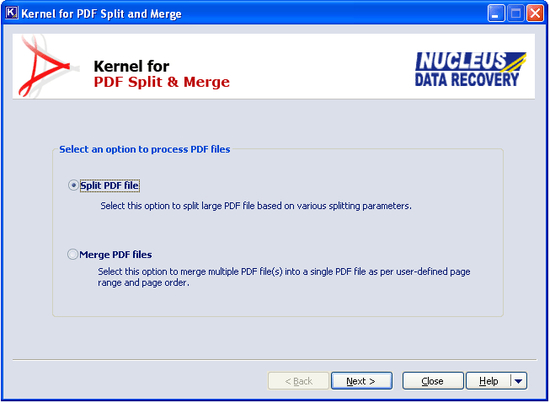 Split PDF