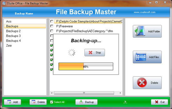 SSuite File Backup Master