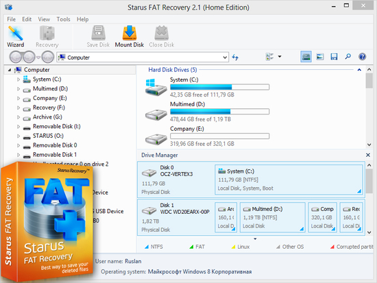 Starus FAT Recovery