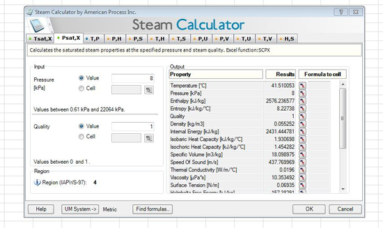 Steam Calculator