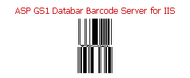 Streaming Databar Barcode Server for IIS