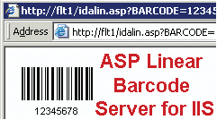 Streaming Linear Barcode Server for IIS