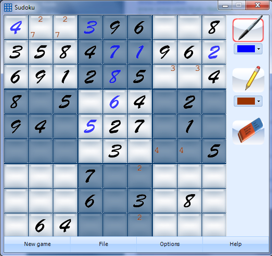 Sudoku game