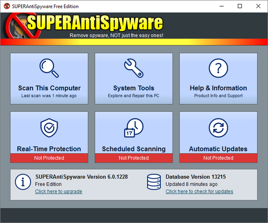 SUPERAntiSpyware Free Edition