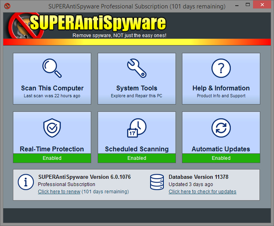 SUPERAntiSpyware Professional